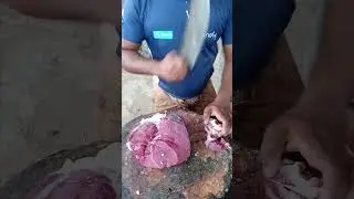Organic Buffalo Meat Cutting #youtubeshorts #youtubevideo #trending #meat #moderncraftbd #everyone