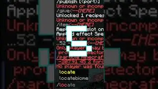 5 fun commands to try in Minecraft #shorts