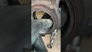 Stuck bearing race in a steering knuckle &hellip;weld a bead around the inside the face will tap right out