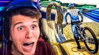 Die Fahrrad Simulator ACHTERBAHN!