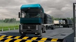 Trucks vs Speed Bumps #75 | BeamNG Drive | TruckBumps