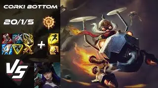 BOTTOM Corki vs Caitlyn - EU Challenger Patch 14.21