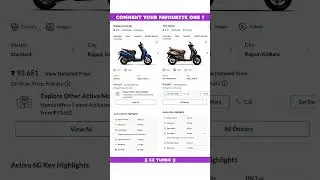 Honda Activa 6g Vs Tvs Jupiter Full Comparison Review