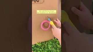 Let's Make a Magical Fairy Door 🧚&zwj;♀️ #cardboard #diy #toddleractivities