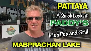 Paddy's Bar and Grill and Mabprachan Lake. English Breakfast, Pattaya