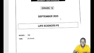 MEMO 2025 LIFE SCIENCES GRADE 12 PAPER 2 PRELIM EXAMS  P2  GRADE 12 BY M.SAIDI LIFE SCIENCE GRADE 12