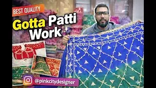 Trending gota patti saree, Free shipping, Best Deal, Latest trending saree 2026, Pink City Designer,