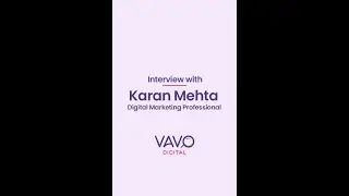 Neha Puri's (Founder VAVODigital) interview with Karan Mehta (Digital Marketing at Jeevansathi)