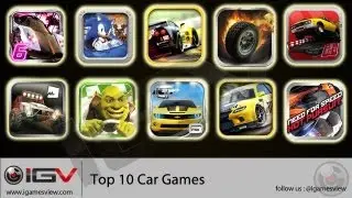 Top 10 Car Games For iPhone, iPod Touch and iPad