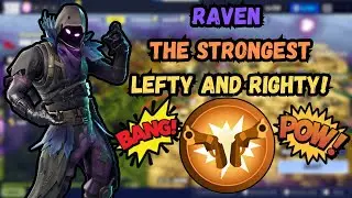 RAVEN HAS THE *BEST* LEFTY AND RIGHTY! Bang and Pow! Obliterate EVERYTHING! -  Fortnite STW