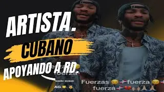 TK'Flow  Artista Cubano  apoyando ala Republica Dominicana Una cancion con Corazon.