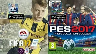 Fifa 17 vs Pes 17 Android gameplay comparison