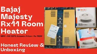 Bajaj Majesty RX11 Room Heater I Honest Review & Unboxing I Best Room Heater on Amazon -Bajaj Heater