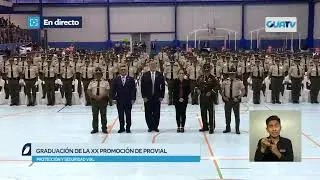 Presidente Bernardo Arévalo participa en la Graduación de la XX promoción de Provial