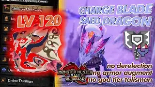 MHR: SUNBREAK | LOW BUDGET CHARGE BLADE SAED ELEMENT DRAGON - AFFLICTED LV 120 RATHALOS