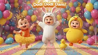 Dodi Dodi Dum Dum 🧸 | Cute Kids Poem in Hindi | 3D Cartoon Nursery Rhyme for Babies & Toddlers