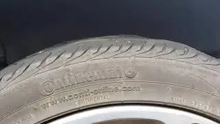 Continental Pro Contact  Broken tire belt wobble.Slipped belt? What causes a broken tire belt tread?