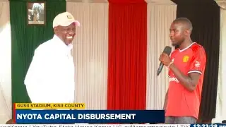 UNAJUA MIMI NI MTU WA ARSENAL? Ruto cracks GenZ in Kisii after receiving NYOTA Ksh.22K