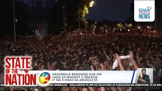 Thousands of devotees join National Feast of Jesus Nazareno | SONA