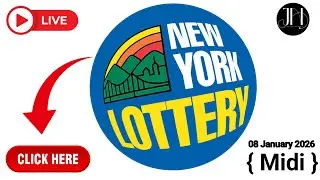 Tiraj new york En Direct Midi 08 Jan 2026 | #LotteryNewyork #NewyorkMidi #boulcho