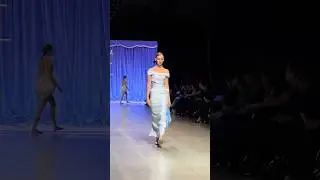 REHEARSAL VS SHOW TIME ⭐️😍 #modeling #fashionweek #fashion #model #modelwalk #runway #catwalk
