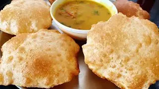 POORI || QUICK and PERFECT ROUND SHAPE POORI EASY METHOD||No balls||