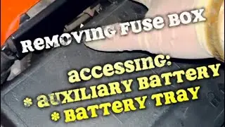 Remove Fuse Box PCM Jeep Wrangler JL 2018+ Aux Battery Tray Passenger Side Engine Bay