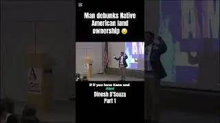 This man debunked Native American ownership.. #nativeamerican #conservative #politics
