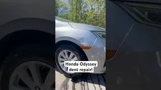 Fender dent repair on a Honda Odyssey! The final result is 👌🏽 #pdr #asmr