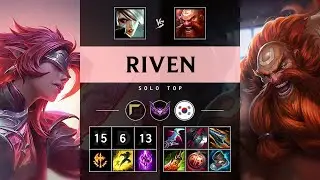 Riven Top vs Gragas: Legendary - KR Master Patch 14.20