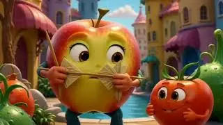 FruitOlympics | #3DCharacters | #VegetableCartoon | #AwardCeremony | #Kids3DStory | #UnityTeam