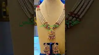22k gold necklace set beautiful fancy design #viral #2024  #goldjewellery  #fayyaz sipra #yt studio