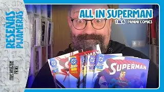 Hemos le&iacute;do las 6 grapas del c&oacute;mic ALL IN SUPERMAN de DC en panini comics