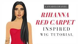 ONE PART RIHANNA Red Carpet Hair | LanaDelChanel.