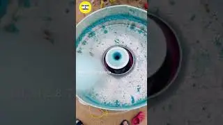 🥶Blue Color Cotton Candy😋Street Style  Cotton  candy, How to Make Cotton Candy  #Shorts