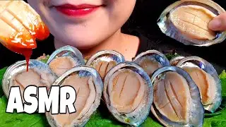 сырой ушка сашими ASMR Хрустящий Мок-Бэнг Еда шоу морепродукты AMSR Есть звук хлопающий звук mukbang