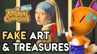 Evaluating REAL vs FAKE ART In Animal Crossing New Horizons