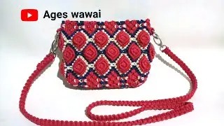 macrame, mawar 27 simpul, #macrame #dompettalikur #shorts