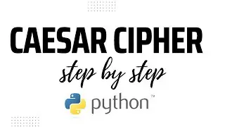 Caesar Cipher (encryption and decryption) #computerscience #python