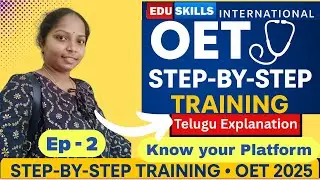 Edu Skills OET Reading Tips; Free OET training Episode   2 OET Tips & Tricks    - By Pavani B