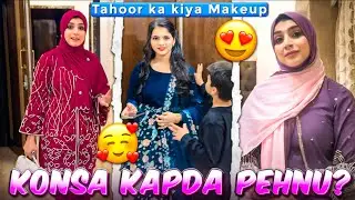 Part 2 aj mene tahoor ko mara thappad | all about Kapde Decide Krna |Tahoor ko mene Bhoot Banadiya 😬