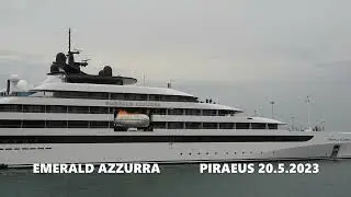 EMERALD AZZURRA departure from Piraeus Port