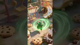Green Hamster Stops GIANT COOKIES Attack!  ⚡ City #cuteheroes   Educational Video for Toddlers