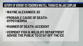 New Details: Vermont ice fisherman death