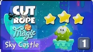 Level(2to10)Cut the rope Magic:Sky castle. Easy solve