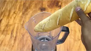Blend bread in the blender and stop paying dearly at the market