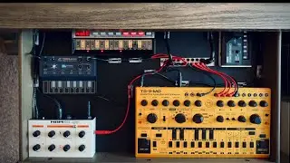 Drawer full of toys! Behringer TD-3-MO | JT-4000 | MAM MB33 Retro | Volca Bass