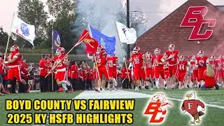 BOYD COUNTY BLANKS FAIRVIEW | 2025 Kentucky High School Football Highlights