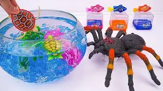 [🐚toy asmr🐚] ZURU Robo Alive Giant Tarantula & Robo Fish Playset ASMR ⭐ Satisfying with Unboxing