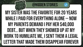 My Sister Was The Favorite For 20 Years While I Paid For EVERYTHING Alone — Now My Parents Demand ..